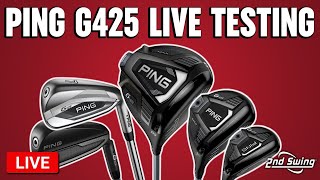 PING G425 LIVE Testing amp Review  G425 Drivers Fairways Hybrid Crossover Irons [upl. by Orman]