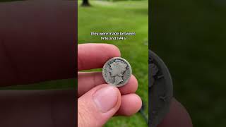 200 yr old SILVER COIN found metal detecting 😱 [upl. by Melbourne]