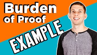 What is the Burden of Proof Answer  SECRET example [upl. by Leandra]