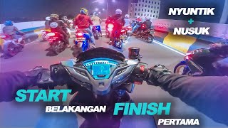 NIGHT RIDE Antasari Lantai 2 Bareng CBR 250 CBR 150 Vario Vario GHOIBB [upl. by Yetac490]