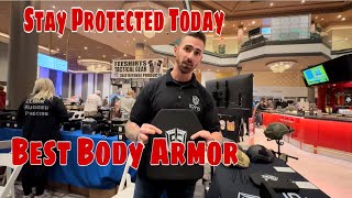 The Best Body Armor  Car Ballistic Shield gunshow bodyarmor bulletproofvest [upl. by Cathrin]