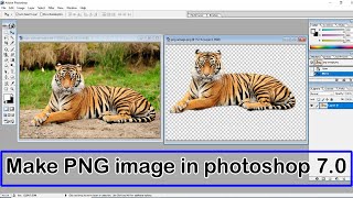 How to make png image in photoshop 70  photoshop me png image kaise banate hai [upl. by Akcimahs]