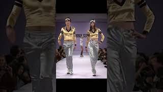 The Robot Walk of Donovan Leitch in Anna Sui 1994 show runway fashiontrends fashion foryou [upl. by Gray830]