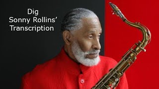 Learn from the Masters DigSonny Rollins Bb transcription [upl. by Mihar]