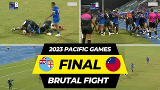 FIJI vs SAMOA ▷ FINAL ▷ Rugby League 9s  2023 Pacific Games Highlights [upl. by Netsirhk73]