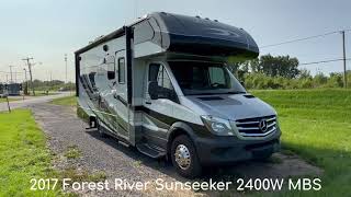 2017 Forest River Sunseeker 2400W MBS motorisé classe C [upl. by Heinrike988]