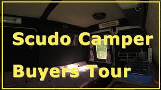 Scudo Camper Buyers Tour [upl. by Nealon457]