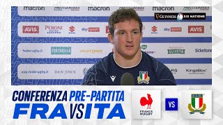 Guinness Mens Six Nations 2024 FRAvITA la conferenza stampa pre partita [upl. by Itsur]