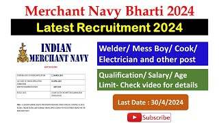 Sealane Maritime Academy Recruitment 2024Navy Recruitment 2024Apply Online [upl. by Llerroj]