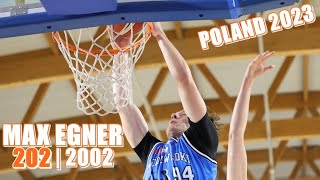 MAX EGNER GOES FOR 22 PTS amp 19 REB IN POLAND  2023 [upl. by Seidnac]