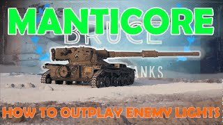 Manticore  How to outplay enemy light tanks  WoT with BRUCE  World of Tanks Gameplay [upl. by Ellersick]