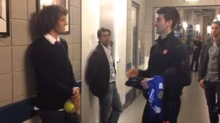 Djokovic Meets David Luiz [upl. by Starbuck]