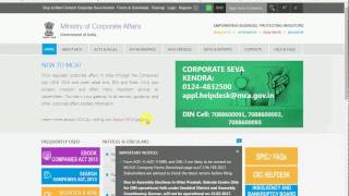 How to find CIN No and other details of Company registered in India [upl. by Atiuqin]