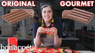 Pastry Chef Attempts To Make Gourmet Kit Kats  Gourmet Makes  Bon Appétit [upl. by Iaverne618]