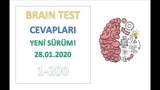 Brain Test Cevapları Hepsi Güncel 1201 [upl. by Edak]