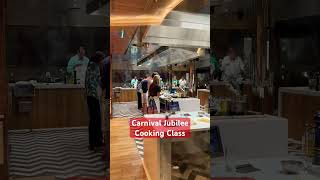 Carnival Jubilee Carnival Kitchen Cook Class Cook and Eat cooking [upl. by Zipnick]