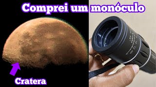 Monóculo da Shopee 16x para ver a LUA [upl. by Lyons]