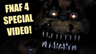 Five Nights At Freddys 4 Gameplay  Freddy Jumpscare [upl. by Waiter]