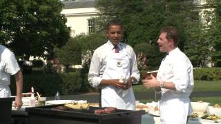 President Obama Grilling with Bobby Flay [upl. by Nitsrek]