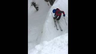 Sam Sturgeon instructing on Corbets Couloir [upl. by Alihet851]