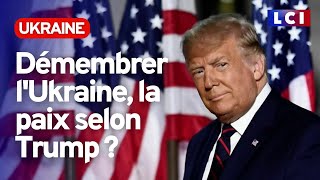 Démembrer lUkraine la paix selon Trump [upl. by Elauqsap290]