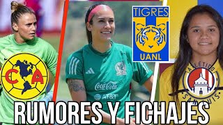 🔥💣Jasmine Casarez a Tigres Femenil CONFIRMADO  Sandra Paños a América Femenil  Fichajes Femenil [upl. by Alley]