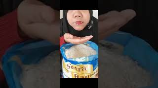 ASMR RAW RICE EATING  RAW RICE EATING  DYMA KULINER [upl. by Shama]