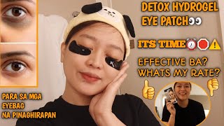 EYE BAG REMOVERDETOX HYDROGEL EYE PATCH EFFECTIVE BASEBASTIANJ [upl. by Hiltan]