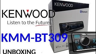 KENWOOD KMMBT309 unboxing rozpakowywanie car radio radio samochodowe [upl. by Berey376]