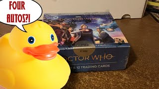 2022 Doctor Who Series 11 amp 12 Hobby Box UK Edition Trading Card Unboxing [upl. by Goldia]