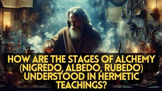 How are the stages of alchemy Nigredo Albedo Rubedo understood in Hermetic teachings [upl. by Tyoh185]