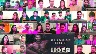 Glimpse of Liger Reaction Mashup  Vijay Devarakonda  Karan Johar Liger  ReactionMashupTamizha [upl. by Neersan]