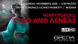 Henry Purcell DIDO AND AENEAS  OPERA LIVE STREAMING [upl. by Teloiv]