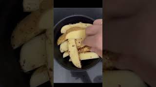 Easy air fryer potato wedges food recipe recommended best quick homemade kerala cooking [upl. by Budding792]