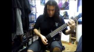 Fear Factory  Designing the Enemy Guitar cover [upl. by Annoynek139]