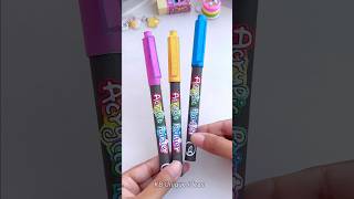 DIY pen decoration 😜 art craft kbuniqueideas love shorts [upl. by Llednohs]