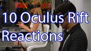 10 Oculus Rift Demo Reactions from GDC 2013 [upl. by Geraint]