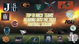 My Preseason HBCU Football Rankings Heading Into 2024 [upl. by Honora]