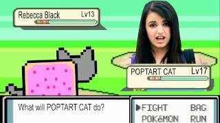 Rebecca B vs Nyan Cat an INTERACTIVE Pokemon Battle [upl. by Yelich]