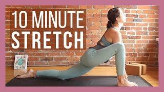 10 min Morning Yoga Full Body Stretch  Yoga with Kassandra [upl. by Enavi]