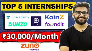 TOP 5 INTERNSHIPS  Top High Paying Internships 2023  Internships for College Students [upl. by Shepperd797]