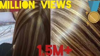 Cap streaking On hairs How to hightlight hairs  professional methodtipstrick with keune brand [upl. by Ferdinand634]