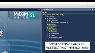 How to Download Data Models  Connect and Extract Settings PSL from MiCOM Relays P141 S1 Agile [upl. by Latoyia605]