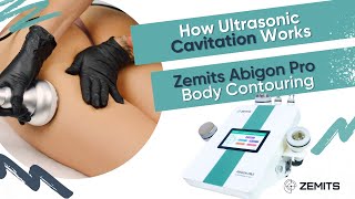 How ultrasonic cavitation works Body slimming with Zemits Abigon Pro [upl. by Artim]