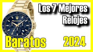 ⌚🔥 7 MEJORES Relojes de Hombre BUENOS y BARATOS de Amazon 2024✅CalidadPrecio Marcas Económicas [upl. by Martinic]