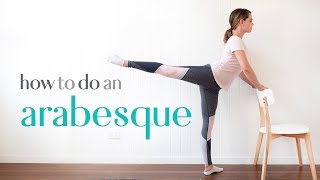 how to do an arabesque  balletnow [upl. by Lesley]