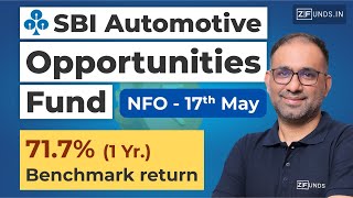 SBI Automotive Opportunities Fund NFO Review  Investing in Indias Automotive sector SBI NFO 2024 [upl. by Eilah]