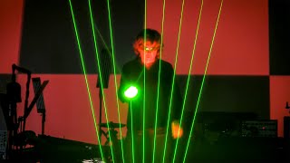 Jean Michel Jarre  Laser harp rare 4K video [upl. by Atteuqnas491]