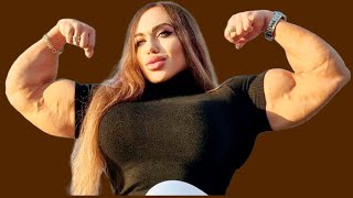 I Can Fight in Russia Ukraine War  49 Cm Biceps of Biggest Russian Female bodybuilder [upl. by Avlis]