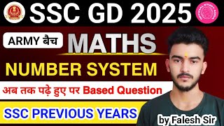 SSC GD Maths Maths Questions Practice SSC GD Exam 2025  Maths Practice Set  Maths by Falesh Sir [upl. by Eenot]